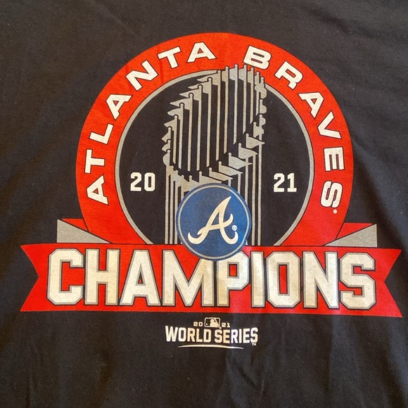 Atlanta Braves 2021 World Series Champs Long Sleeve - Picture 2 of 4
